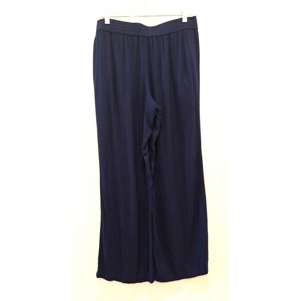Blue Earth Women's Navy Blue Wide Leg Pant Size Small